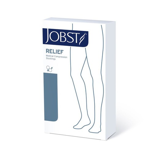 Jobst Relief Media de una pierna sujeción cintura de Compresión Media Beige