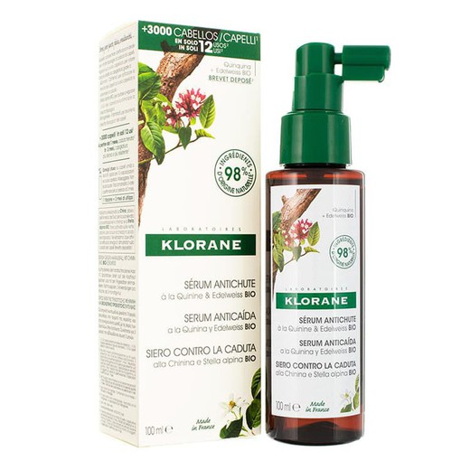 Spray concentrado de queratina anti-queda Klorane 100 ml