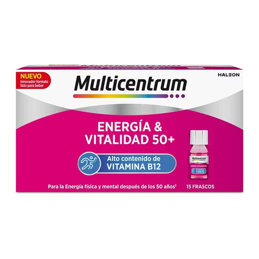 Multicentrum Energia e Vitalidade 50+ 30 Garrafas