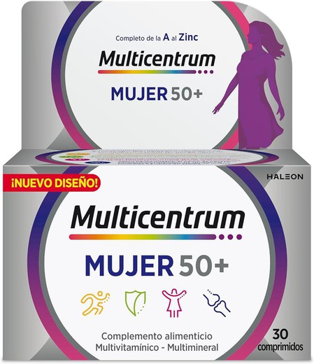 Multicentrum Mulher 50+ 30 comprimidos