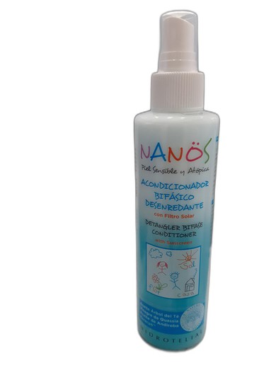 Nanos hidrotelial  acondicionador bifasico desenredante y protector de piojos 50 ml