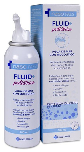 Naso Faes fluido+ limpeza nasal pediátrica 100 mL