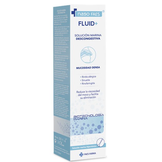 Naso FAES Fluid+ solução naso hipertônica marinha 125 ml