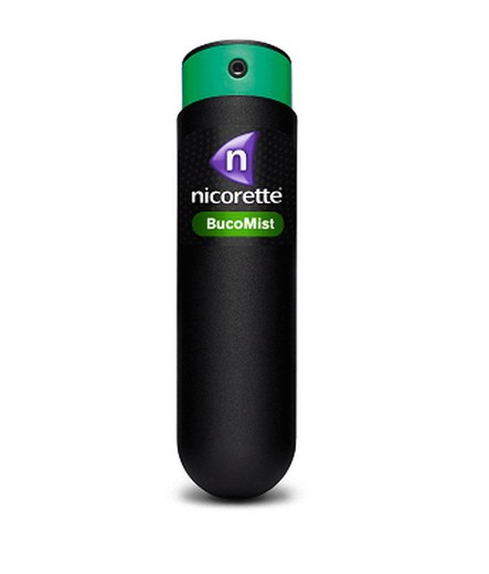 Nicorette bucomist 1 mg/pulsación solución para pulverización bucal 1 envase 13'2 ml (150 dosis)