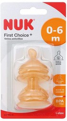 Nuk Tetina First Choice Látex Talla 2 M. 2 Unidades