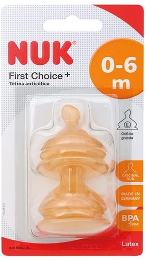 Nuk Tetina Anticólico Látex 0-6M