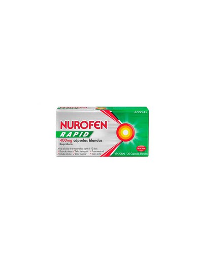 Nurofen Rapid 400 mg càpsules toves