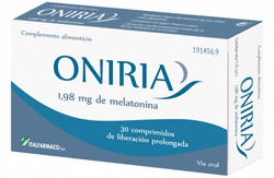 Oniria 1,98 mg melatonina para adormecer 30 comprimidos de ação prolongada