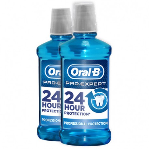 Oral-B Enjuague bucal Pro-Expert Protección Profesional envase duplo 2 x 500 mL