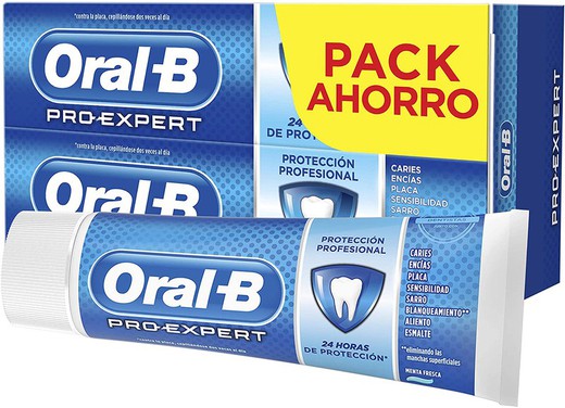 Oral B pasta dental Pro Expert Protección Profesional envase duplo 125 mL + 125 mL