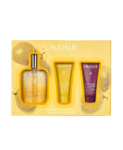 Caudalie Cofre Les Essentiels Corps Nutrition Soin Soleil des Vignes