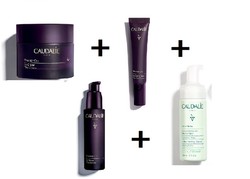 Caudalie Premier Cru Pack, hidratante, antirrugas e iluminador Pele normal/mista