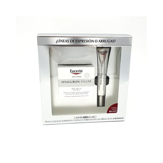 Pack Eucerin Hyaluron-Filler x3 efecto tratamiento antiarugas crema + contorno ojos