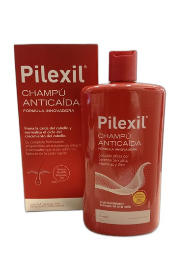 Pilexil champú anticaída para frenar la caída del cabello en mujeres y hombres