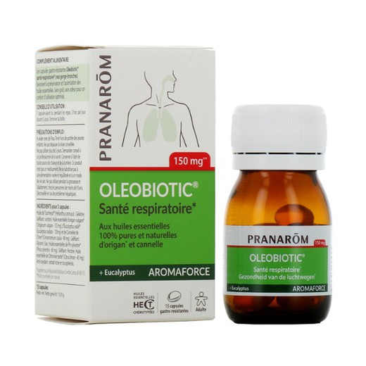 Pranarom aromaforce Oleobiotic 15 cápsulas