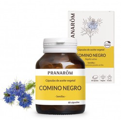 Cápsulas de óleo vegetal de cominho preto Pranarom