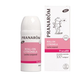 Pranarom Roll-on infantil de Citronela Prevención picaduras, Mosquitos e insectos 30 ml