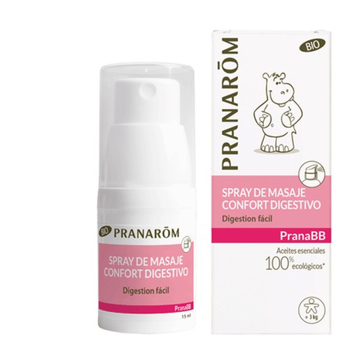 Pranarom Spray de masaje - Confort digestivo