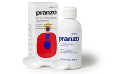 Pranzo 62,5 mg/ml + 1,25 mg/ml + 0,5 mg/ml Solução oral 1 frasco 200 ml