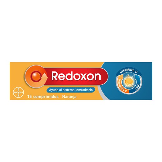 Redoxon Extradefensas ayuda al sistema inmunitario sabor naranja