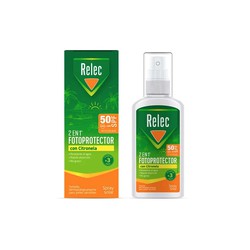 Relec 2 en 1 Fotoprotector SPF50 amb citronel·la esprai 100ml