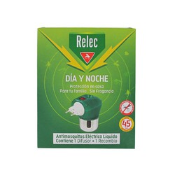 Relec Día y noche antimosquitos eléctrico 1 unidad