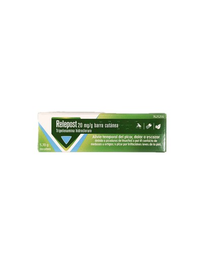 Relepost 20 mg/g Skin Bar 1 Aplicador 5,75 g