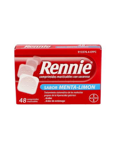 Rennie 680 mg/80 mg 48 comprimits masticables