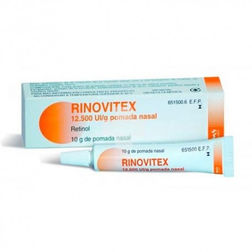 Rinovitex 12.500 UI/g POMADA NASAL 1 TUBO 10 g