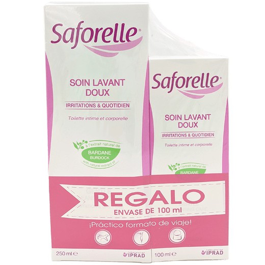 Saforelle cuidado íntimo ativo 250ml +100ml grátis