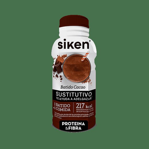 Siken substitutiu batut líquid 6 sobres per aprimar sabor xocolata
