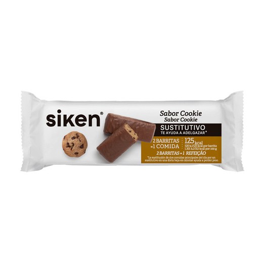 SIKEN® Barrita sustitutiva sabor cookie