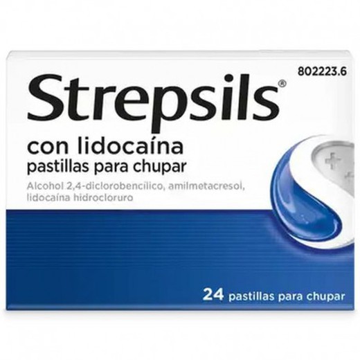 Strepsils com lidocaína 24 comprimidos