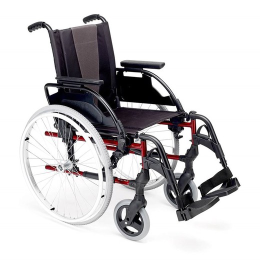 Cadeira de roda grande de alumínio estilo Sunrise e desmontagem rápida