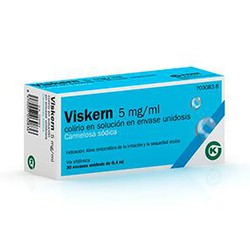 Viskern 5 mg/mlolirio en solución 30monodosis 0,4 ml