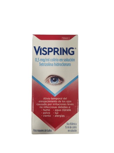 Vispring 0,5 mg/ml Colírio solução frasco 15 ml