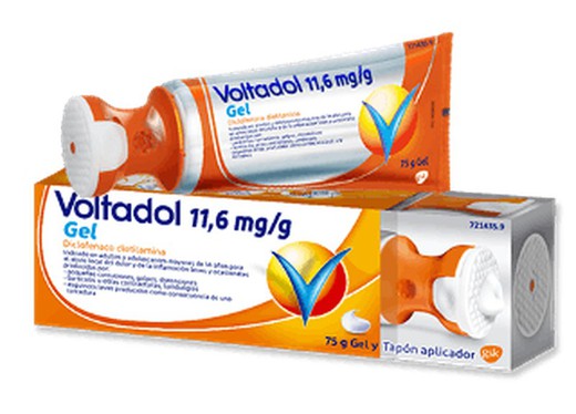 Voltadol 11,6 mg/g Gel Cutáneo 1 TUBO 75 g (Con Tapón Aplicador)