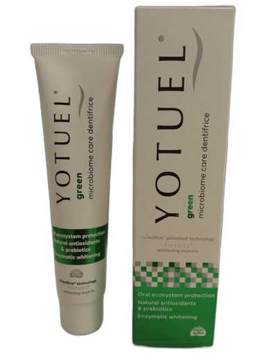 Yotuel Pasta dentífrica microbioma green para el cuidado de dientes y encías 100 g