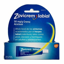 Zovicrem Labial 50 mg/g Crema 1 Tubo 2 g