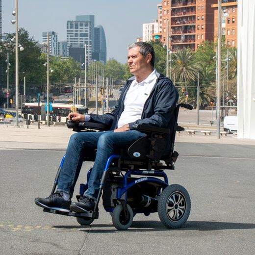 Sillas de ruedas eléctricas fijas