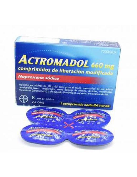Actromadol 660 mg 8 comprimidos