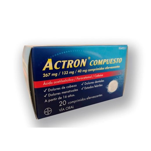 Actron Compost 267 mg/133 mg/40 mg 20 Comprimits efervecents