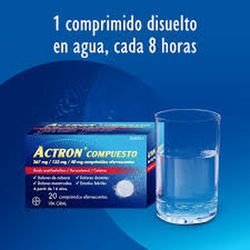 Comprimidos efervescentes compostos Actron