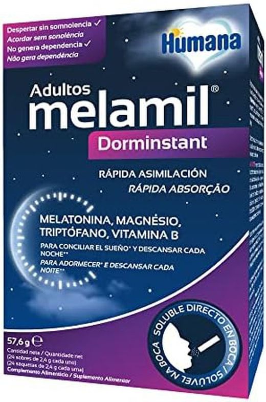Adultos Melamil Dorminstant 24 saquetas