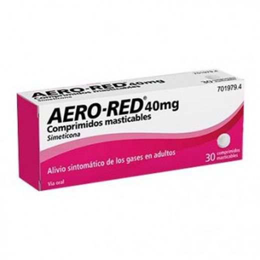 Aero red 40 mg 30 comprimidos masticables