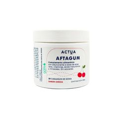 Aftagum actua 30 caramelos goma cereza