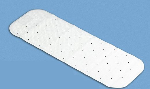 Tapete quadrado para chuveiro e banheira