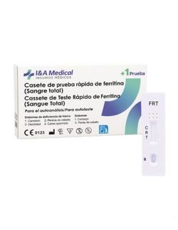 Teste rápido de ferritina em todos os cassetes de teste de sangue total