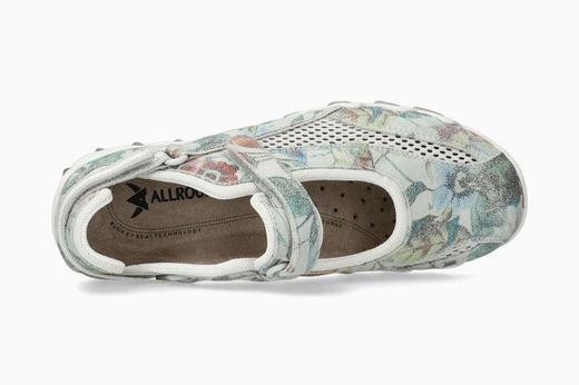 Allrounder by MEPHISTO Niro deportivas mujer flores verdes