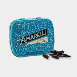 Pastilhas de alcaçuz Amarelli Nanetti Favette com menta 20gr